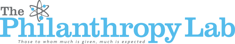 Logotipo de The Philanthropy Lab con eslogan