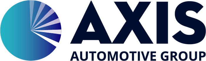 Logotipo de AXIS Automotive Group en azul