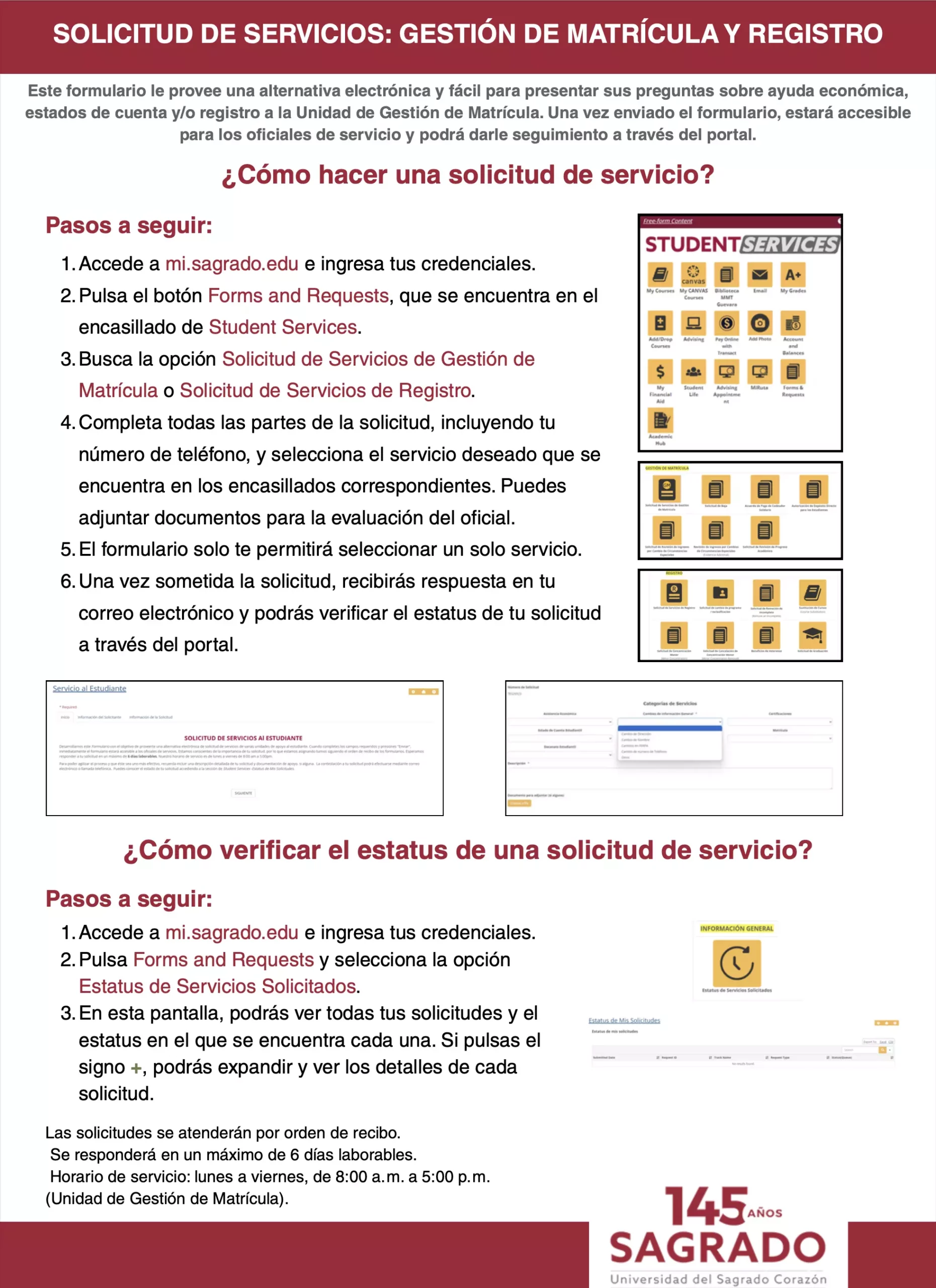 solicitar servicios de Gestion de Matricula Registro solicitar servicios de Gestion de Matricula Registro
